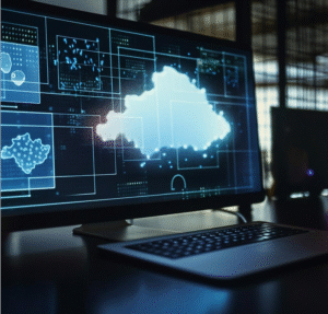 A system showing cloud