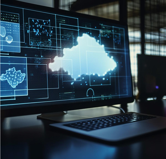 A system showing cloud