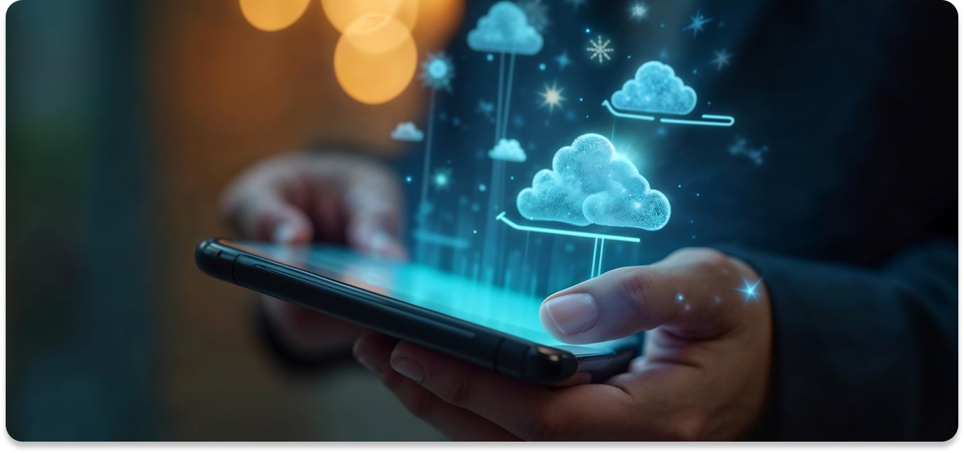 A mobile using cloud syetms